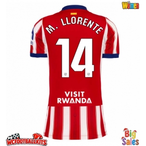 Atletico Madrid Marcos Llorente #14 Replica Home Stadium Shirt for Women 2026-27 Short Sleeve